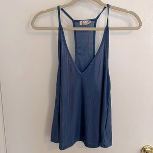Free People Flowy Blue Tank XS